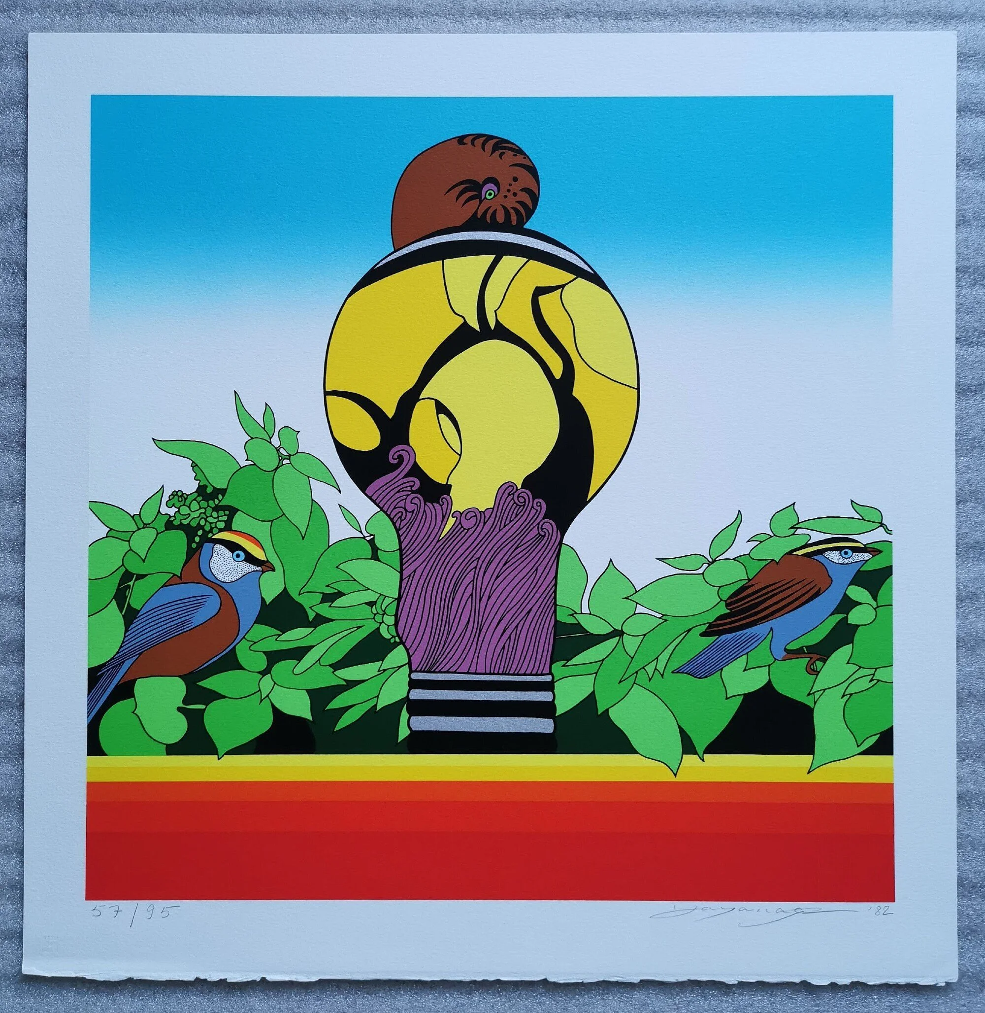 矢柳　剛　GO YAYANAGI 78 版画アート　シルクスクリーン　67/75 Go Tsuyoshi Yayanagi | Modern Japanese Art Prints | Japanese